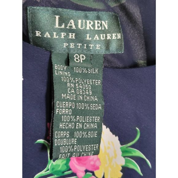 PRICE REDUCED!! Lauren Ralph Lauren sleeveless dress, size 8P #54 - Picture 2 of 2